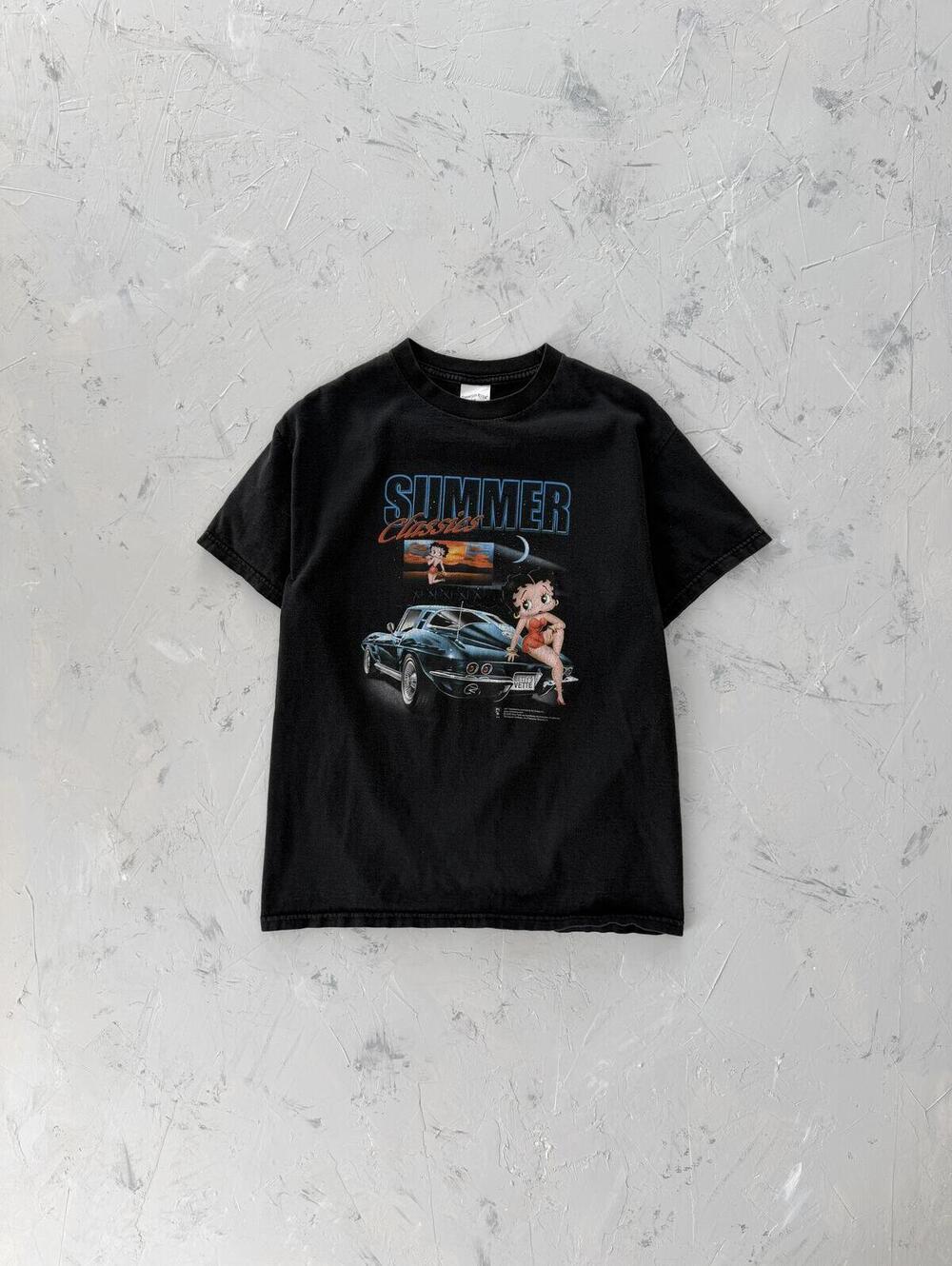 Vintage Betty Boop Summer Car Tee